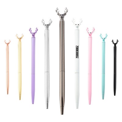 Deer Head Metal Pen