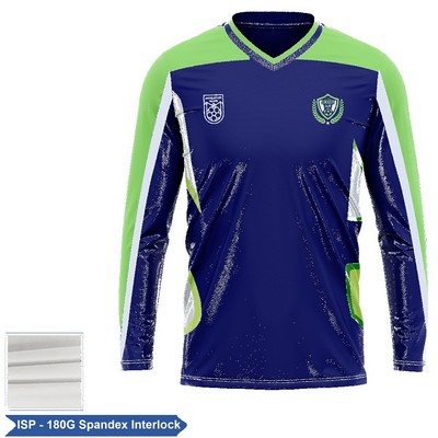Sublimation Long Sleeve Soccer Jersey - 180G Spandex
