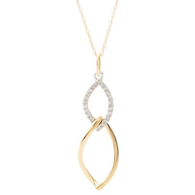 Jilco Inc Diamond Round Rope Chain Necklace - 0.10 Twt