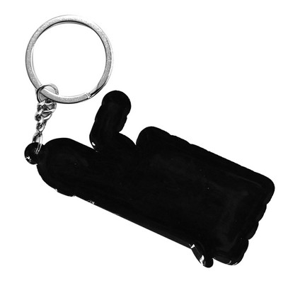 Custom 4x3" PVC Keychain