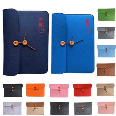 Button-type Document Folder
