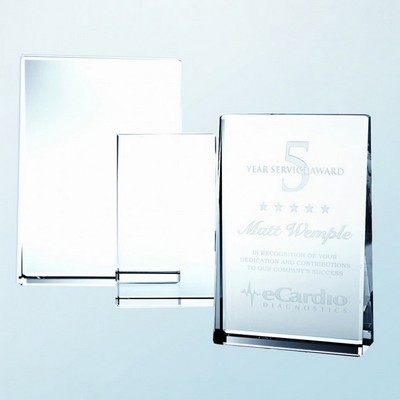 Crystal Vertical Plaque - 5" x 3-1/4" x 6-1/8"