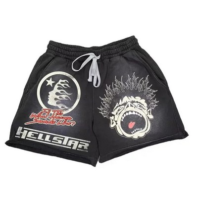 Acid-Wash Shorts