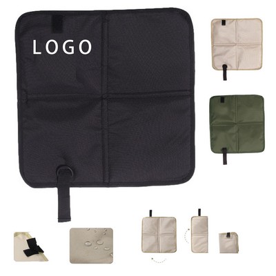 Foldable Waterproof Seat Cushion With Hook