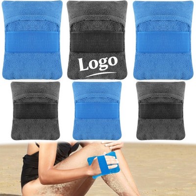 Reusable Coral Fleece Beach Sand Remover