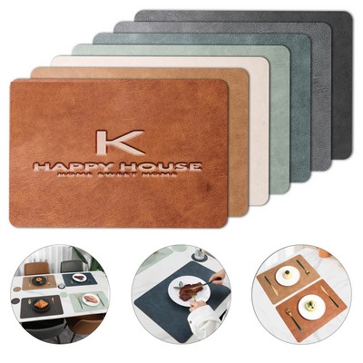 PU Leather Table Place