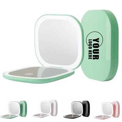 Foldable LED Makeup Mirror