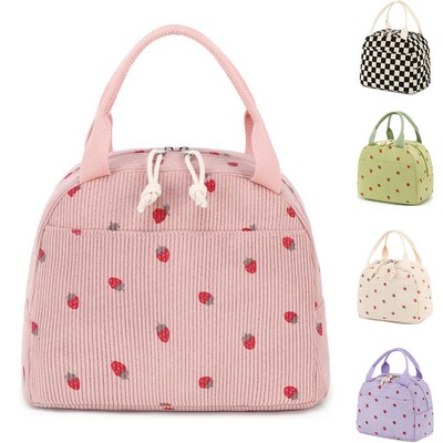 Colorful Printed Lunch Tote - Roomy & Water-Resistant for Daily Meals