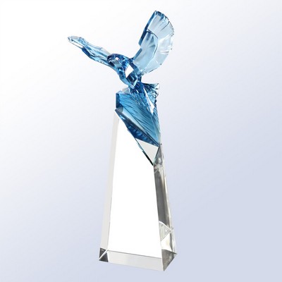 Apex Dominion Art Glass Award, 12 1/4"H