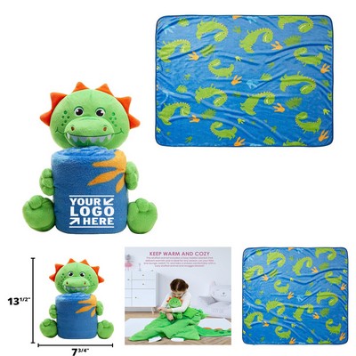 Stuffed Animal Blanket Set