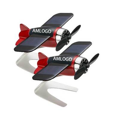 Solar-Powered Spinning Propeller Aircraft Toy