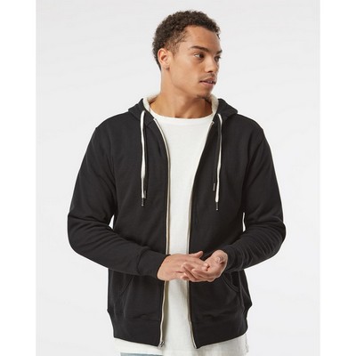 Independent Trading Co. Unisex Sherpa-Lined Hooded Sweatshirt - EXP90SHZ