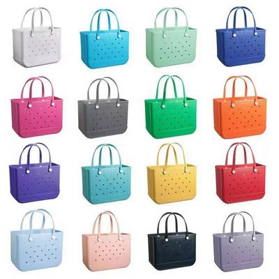 EVA Waterproof Beach Tote Bag – Bogg Style Custom Tote