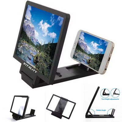 3D Mobile Phone Screen Magnifier With Stand