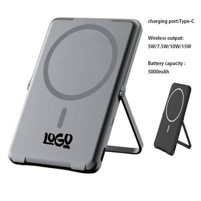 Magnetic Wireless Power Bank Phone Stand