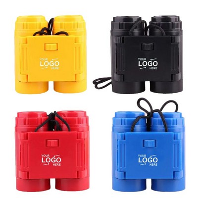 Mini Foldable Binoculars W/Neck Strap