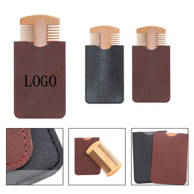 PU Leather Business Card Organizer