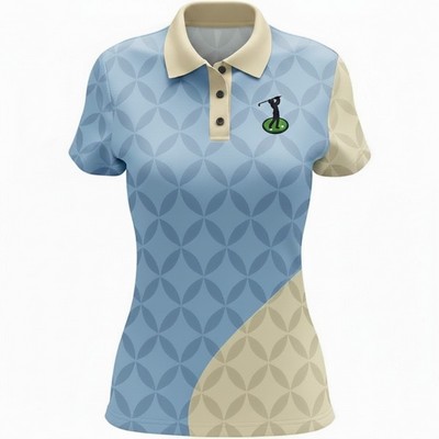Women's Interlock Short Sleeve Polo Shirt 150GSM