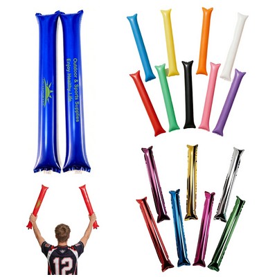 Pair of PE Inflatable Thunder Sticks Noise Makers