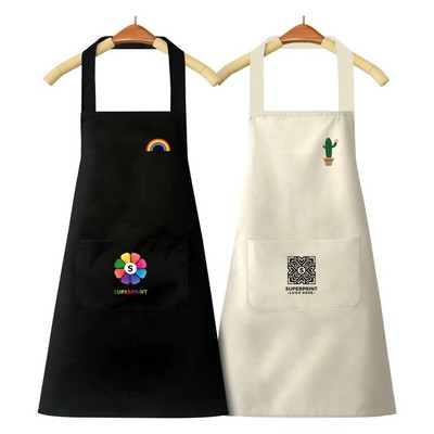 Waterproof & Oil-Resistant PVC Apron - Adjustable Sleeveless Kitchen Apron