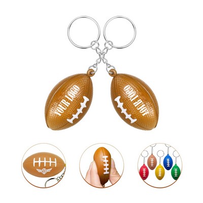 Football Stress Ball Keychains
