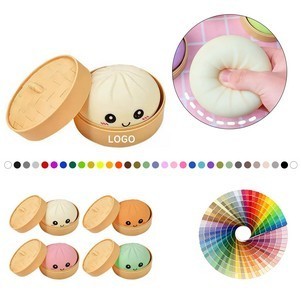 Simulation Steamed Bun Stress Relief Squeeze Toy
