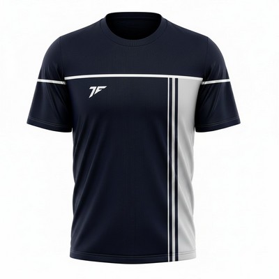 Unisex Sublimated Jacquard Short Sleeve T Shirt 160GSM