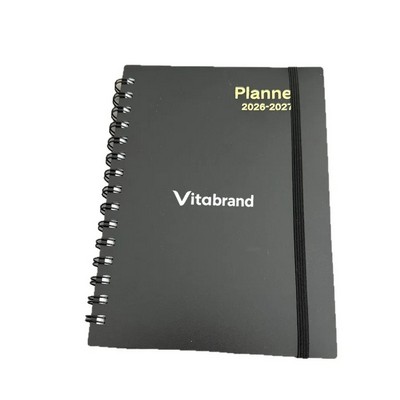 Planner Spiral Bound Weekly Monthly A5 Schedule