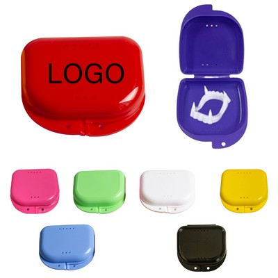 Vented Dental Retainer And Aligner Storage Case