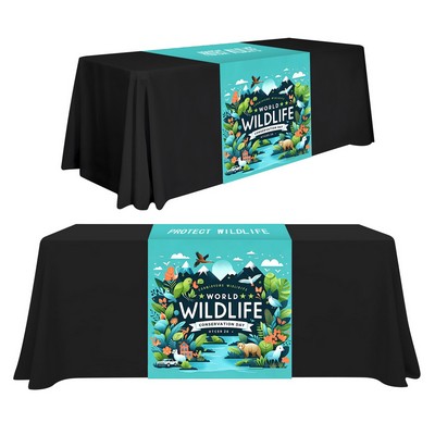 30" x 88" Full Color Large Premium Standard Table Runner