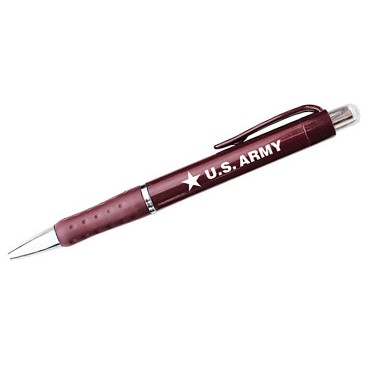 The Colonel Jumbo Retractable Pen W/ Matching Grip & Rounded Plunger