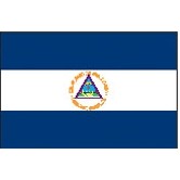 3'x5' Nicaragua U.N. Nylon Outdoor Flag - Style C