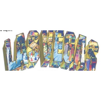 Las Vegas Collage Maxi Magnet (3 Square Inch)