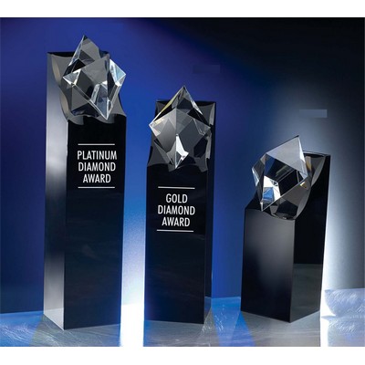 Diamond in the Rough Optic Crystal Award (2-3/8"x 7")