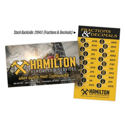 Laminated Plastic Business Card - 3.5x2 (2-Sided) - 14 pt.