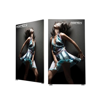 7' Aspen SEG Fabric Frame - 6'h Double-Sided Graphic Package