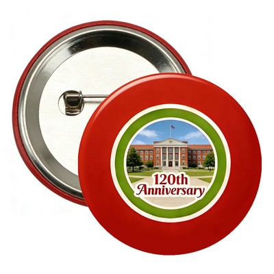1 1/2" Round Pin Button