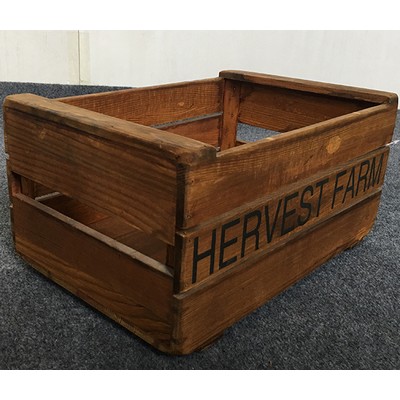 Natural Pine Storage Crate