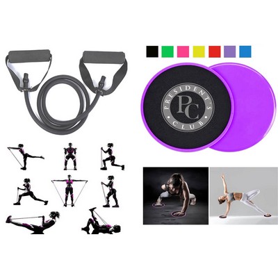 iBank ® Exercise Band + Fitness Sliders