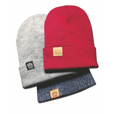 Beanies with Woven Folds