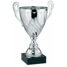 17" Excellence Full Metal Silver Cup Trophy
