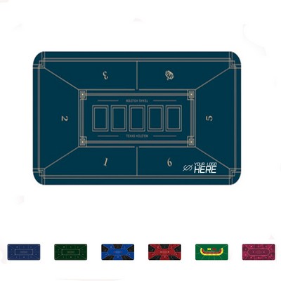 Texas Poker Rubber Mat