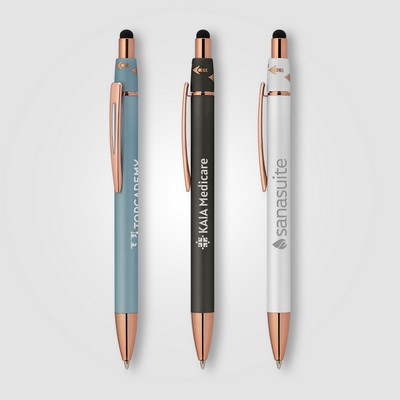 Orbit Spinner Metal Stylus Pen - Laser