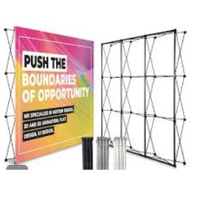 10' x 10' Printed Backdrop with End Caps
