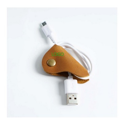 Leather Wrap Cord Keeper