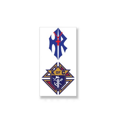 Decal On White Vinyl Material - Laminated For Extended Outdoor Use (4"X10")
