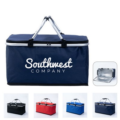 Family Snacker Insulated Picnic Basket