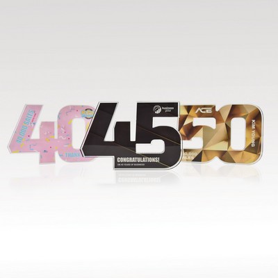 3/4" Acrylic Numerals Style 40 – Traditional Series