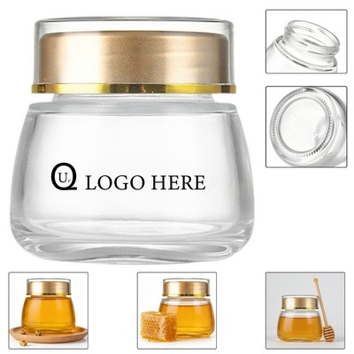 Bulbous Glass Jar
