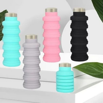 0.5 L Collapsible Silicone Water Bottle
